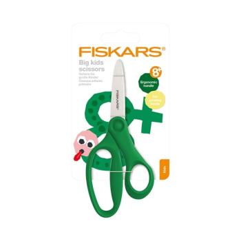 Fiskars Große Kinderschere 15 cm grün 8+